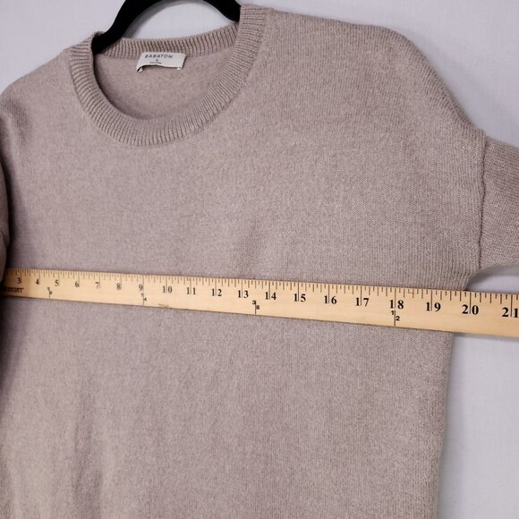 Aritzia Babaton 100% Merino Wool Sweater Size 2 Brown Soft Cozy - Picture 7 of 12